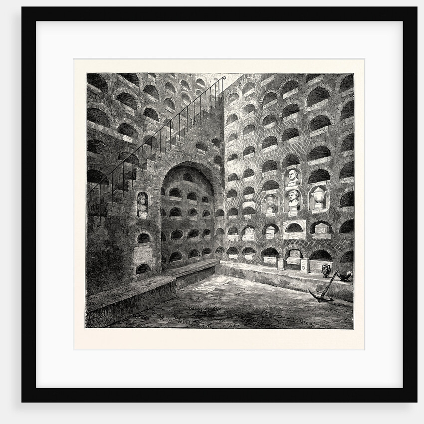 A Roman Columbarium Rome Italy by Anonymous