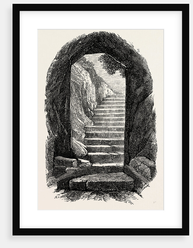 Entrance to Catacombs. Rome Italy by Anonymous