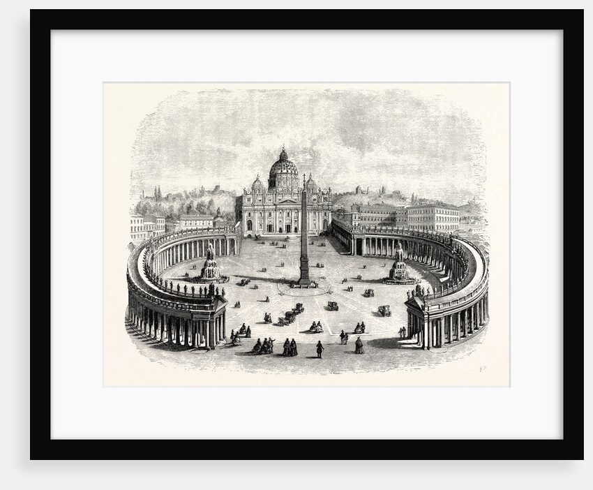 General View of St. Peters and the Vatican. Rome Italy by Anonymous