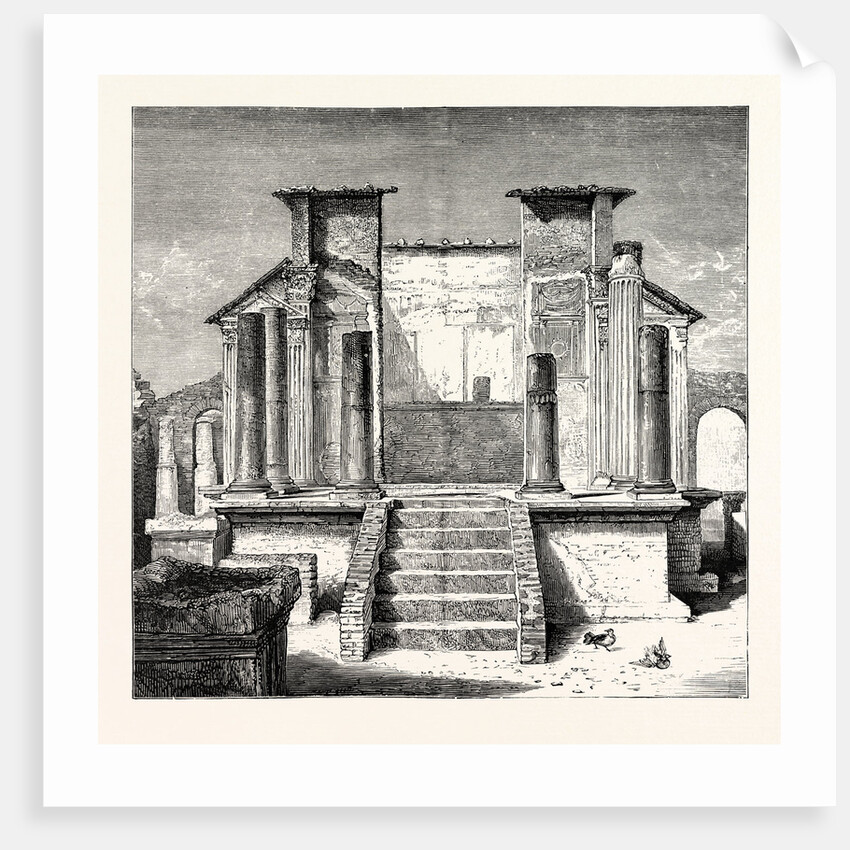 The Temple of Isis Pompeii by Anonymous
