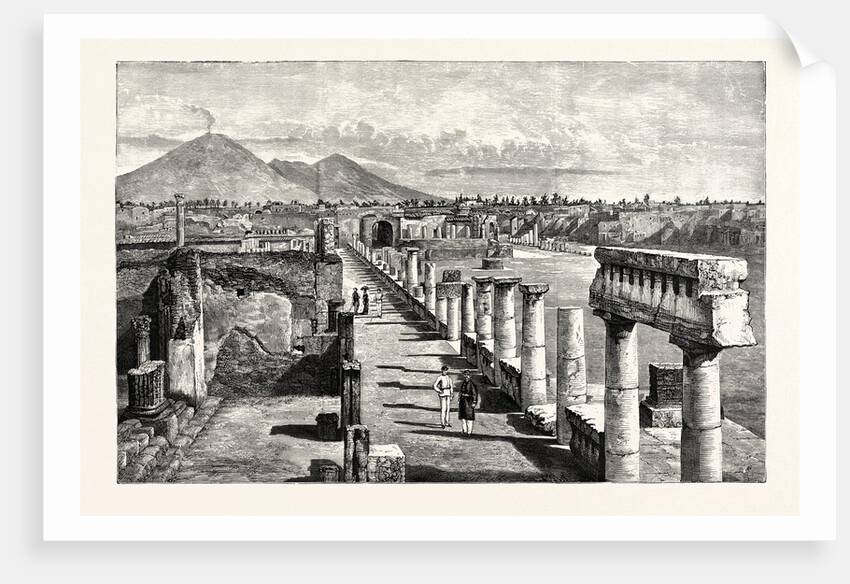 The Forum Pompeii by Anonymous
