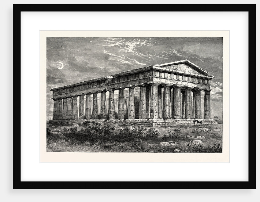 Temple of Neptune Paestum by Anonymous