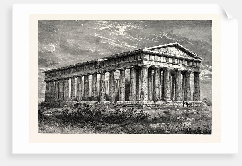 Temple of Neptune Paestum by Anonymous