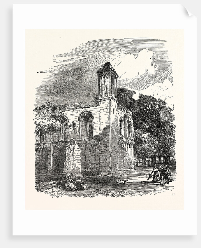 Glastonbury Abbey by Anonymous