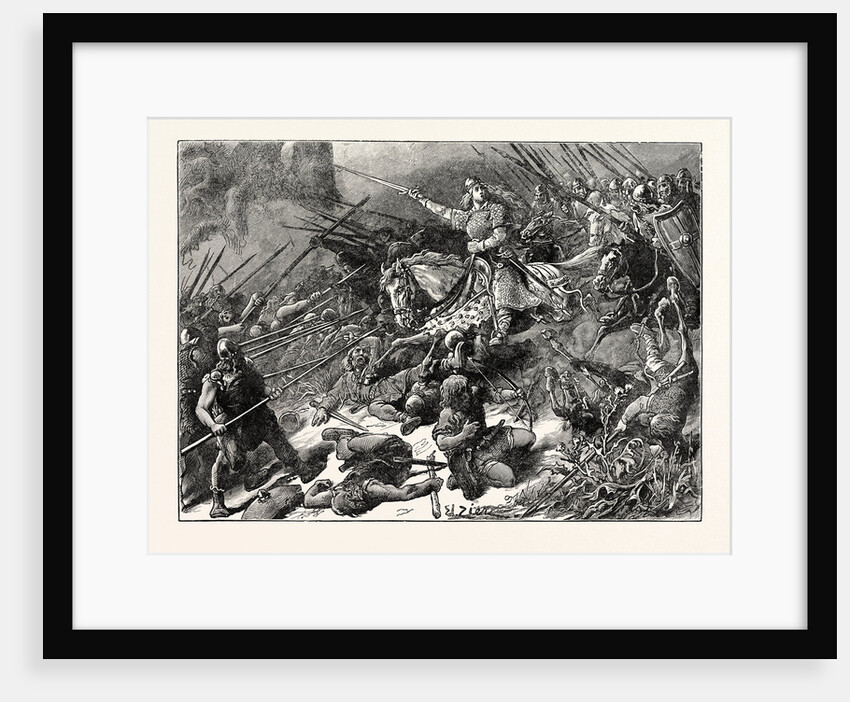 The Lady of the Mercians Fighting the Welsh by Anonymous