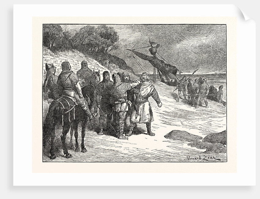 Harold Taken Prisoner by the Count of Ponthieu by Anonymous