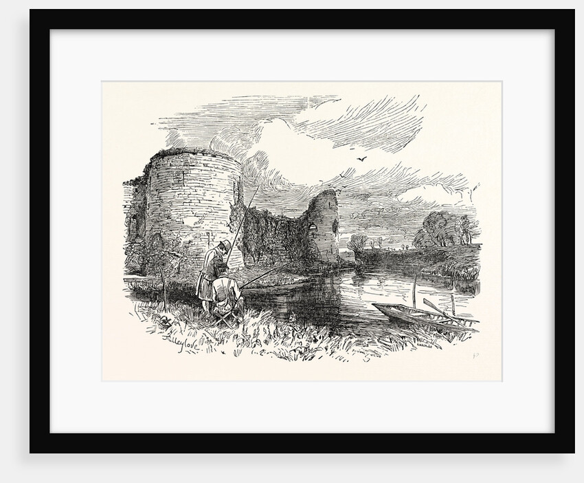 Pevensey Castle by Anonymous