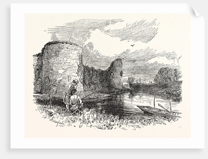 Pevensey Castle by Anonymous