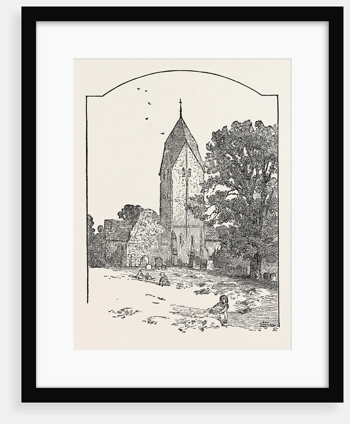 Tower of Sompting Church by Anonymous