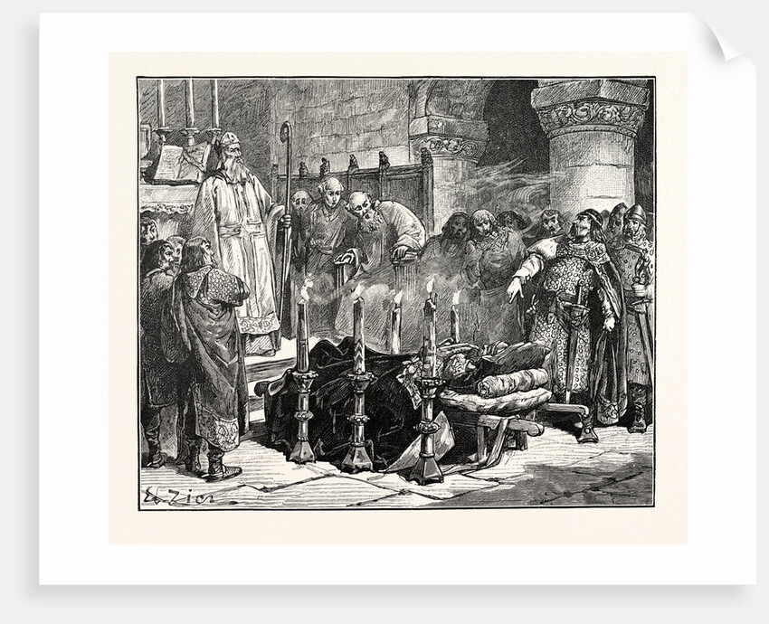 Fitz-Arthur Forbidding the Burial of William by Anonymous