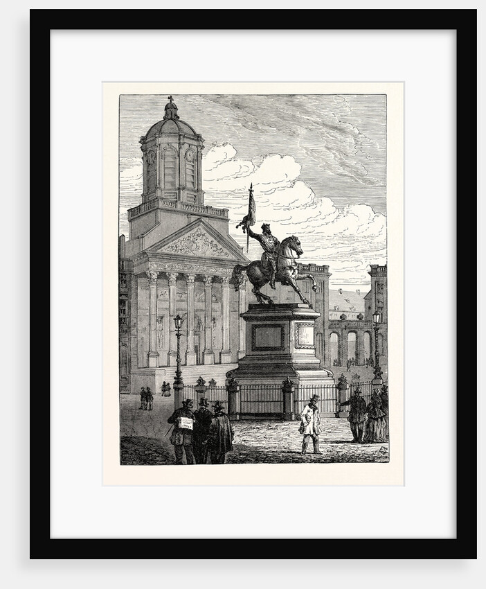 Statue of Godfrey De Bouillon Brussels by Anonymous