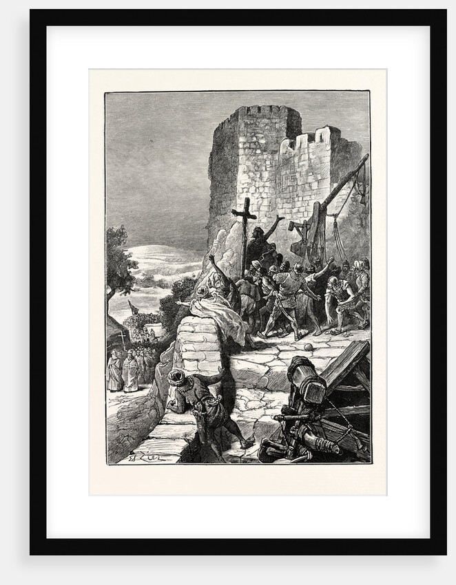 Procession of the Crusaders Round the Walls of Jerusalem by Anonymous