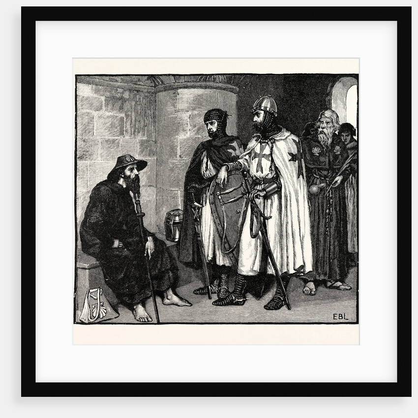 Pilgrim, Palmer, Hospitaller, Templar Knight, and Conventual Templar by Anonymous