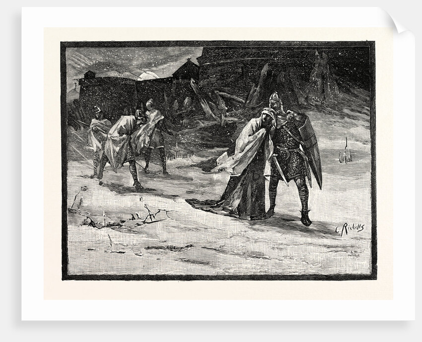 Flight of Matilda from Oxford Castle by Anonymous