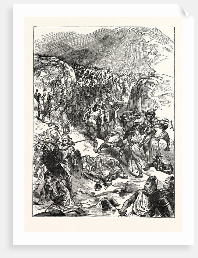 Repulse of the English at Corwen by Anonymous