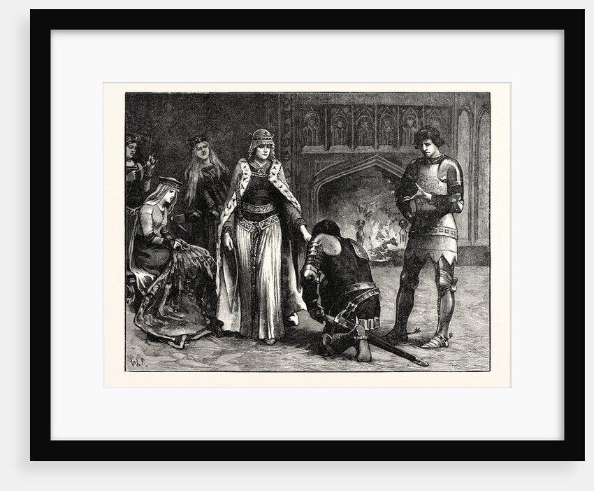 Prince Edward Introducing Adam Gourdon to the Queen by Anonymous