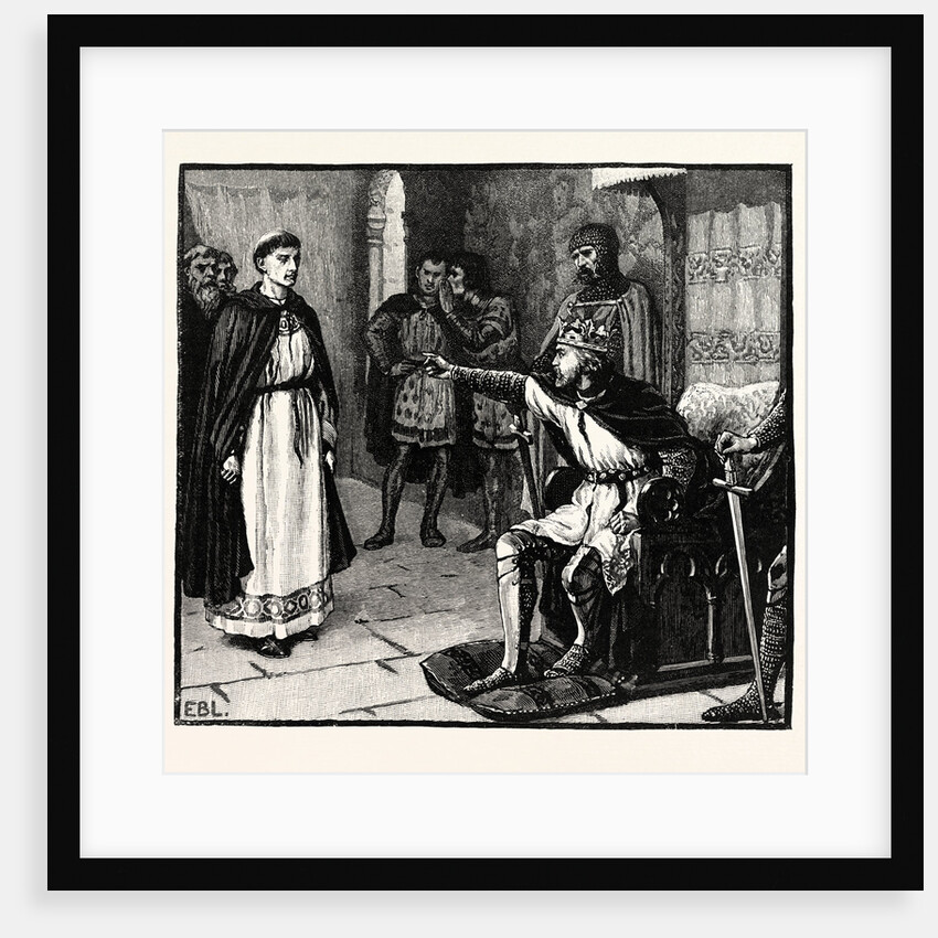 The Abbot of Arbroath Before King Edward by Anonymous