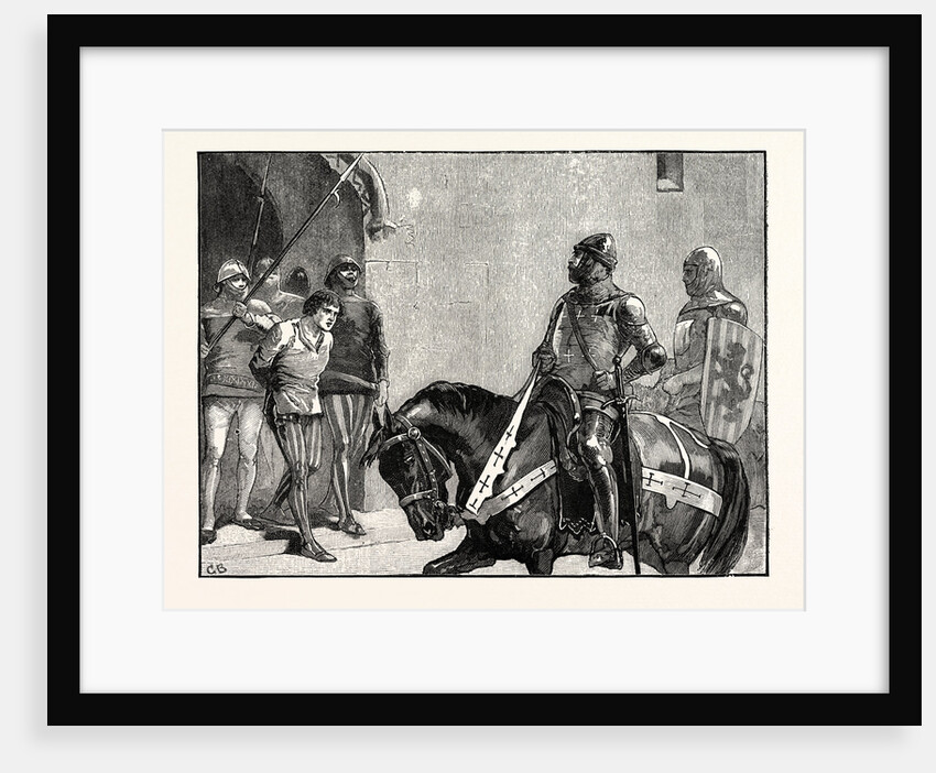 Piers Gaveston Before the Earl of Warwick by Anonymous