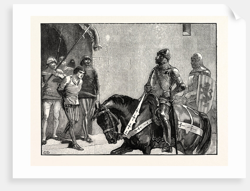 Piers Gaveston Before the Earl of Warwick by Anonymous