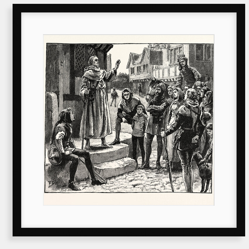 One of Wycliffe's Poor Priests Preaching to the People by Anonymous