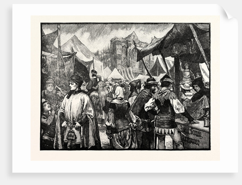 Fair at Westminster in the Fourteenth Century by Anonymous