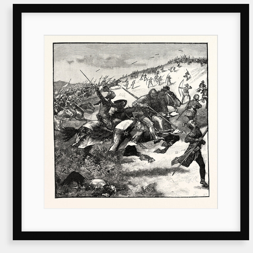 Charge of the Scots at Homildon Hill by Anonymous