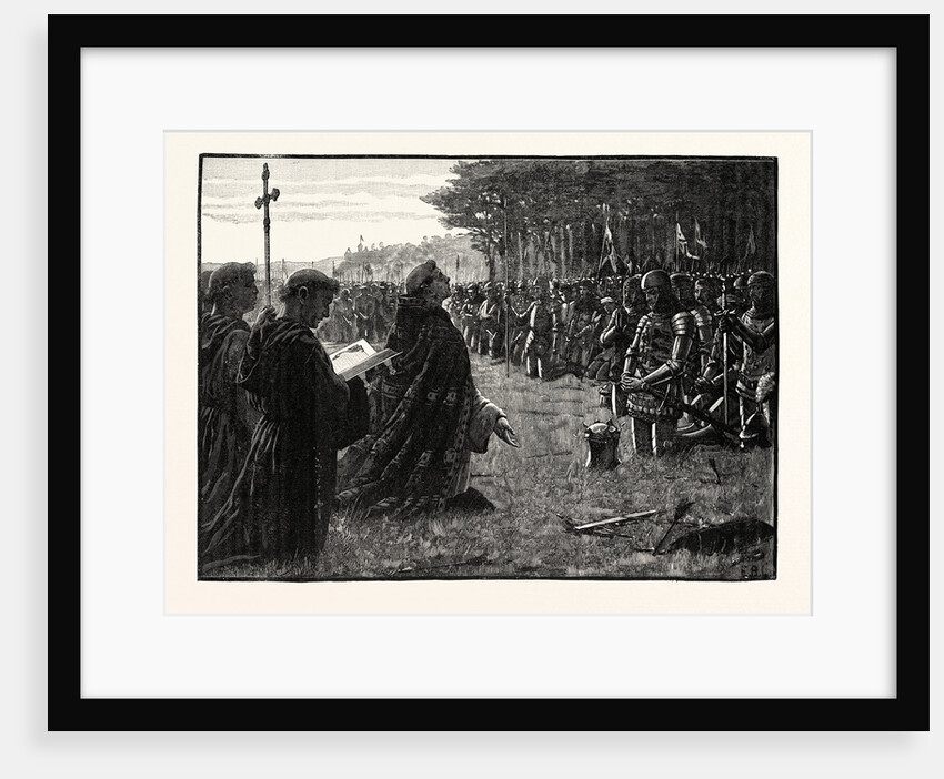 The Thanksgiving Service on the Field of Agincourt by Anonymous