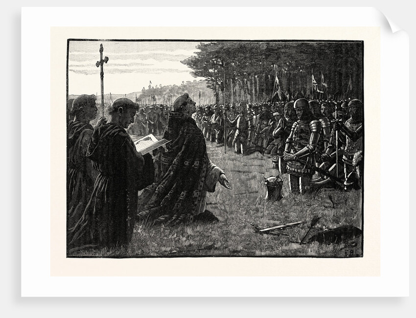 The Thanksgiving Service on the Field of Agincourt by Anonymous