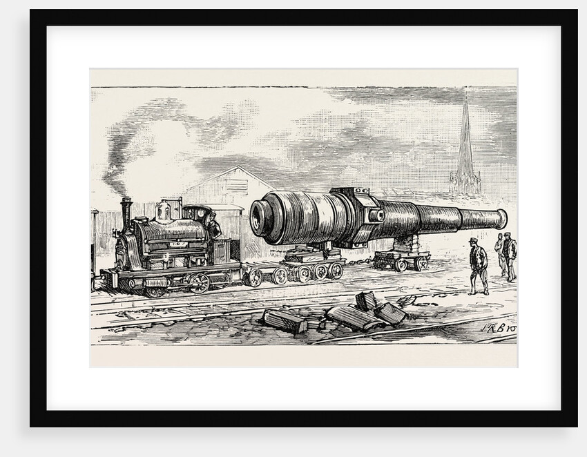 Moving a Hundred-and-Ten Ton Gun by Anonymous