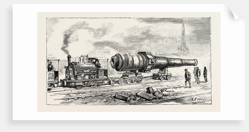 Moving a Hundred-and-Ten Ton Gun by Anonymous