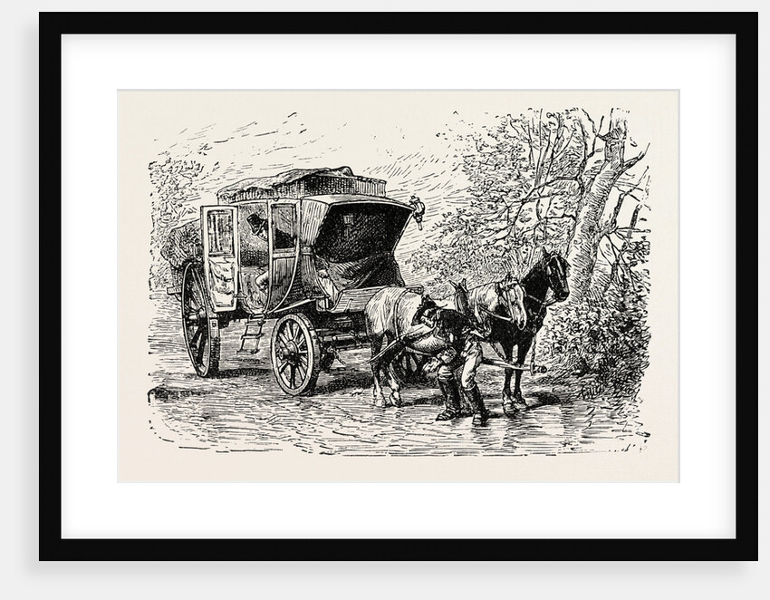 Travelling Coach Seventeenth Century. by Anonymous