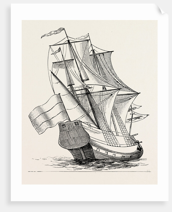 Dutch Vessel 1650. by Anonymous