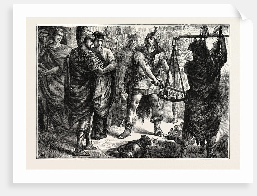 Vae Victis! the Barbarian's Sword Turns the Scale by Anonymous