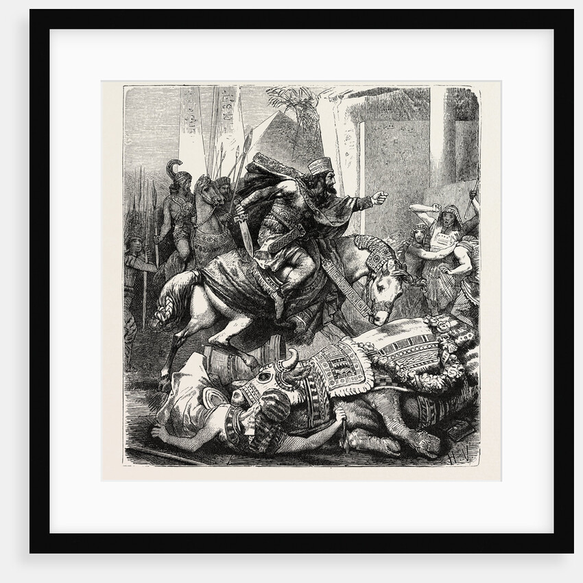 Cambyses Kills the Apis the Sacred Bull of the Egyptians. by Anonymous