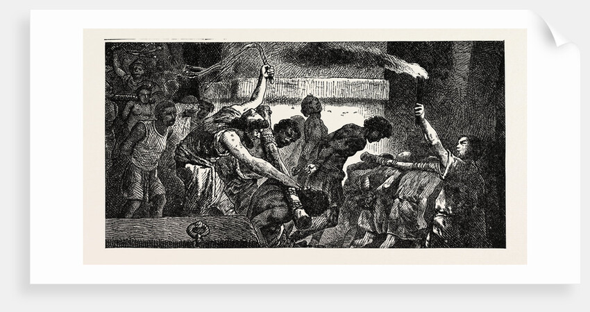 Captured Slaves Cast Into Prison by Anonymous