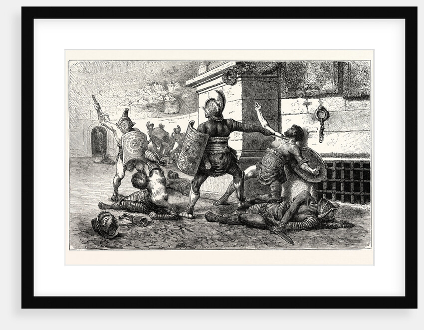 Vanquished Gladiator in the Arena Appealing to the People for His Life by Anonymous