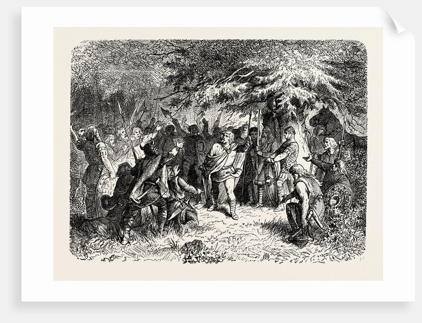 An Anglo-Saxon Chief and His Warriors. by Anonymous