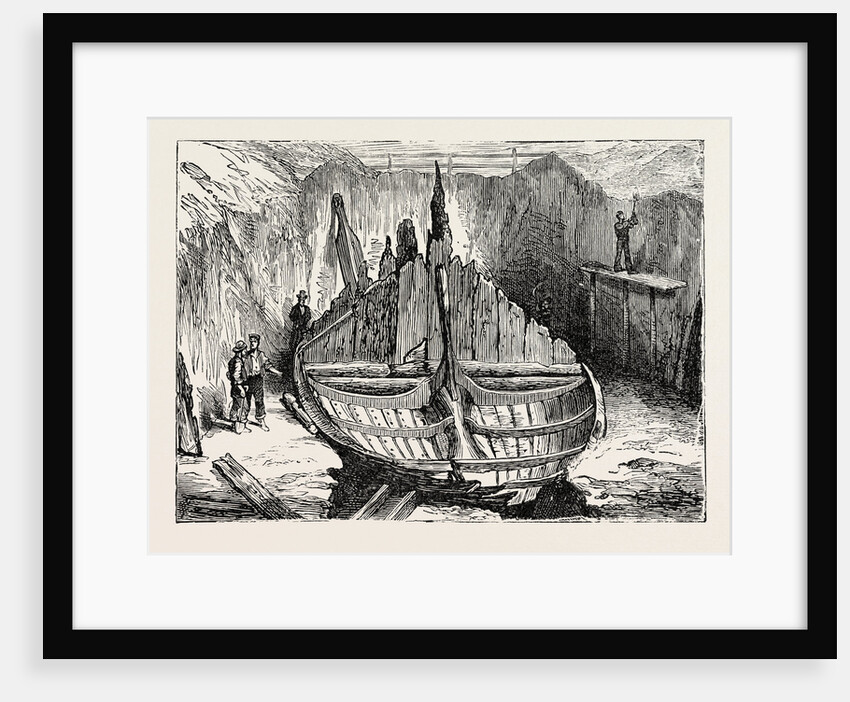 Ship of a Norseman Sea-King Found Near Sandefiord Norway. by Anonymous