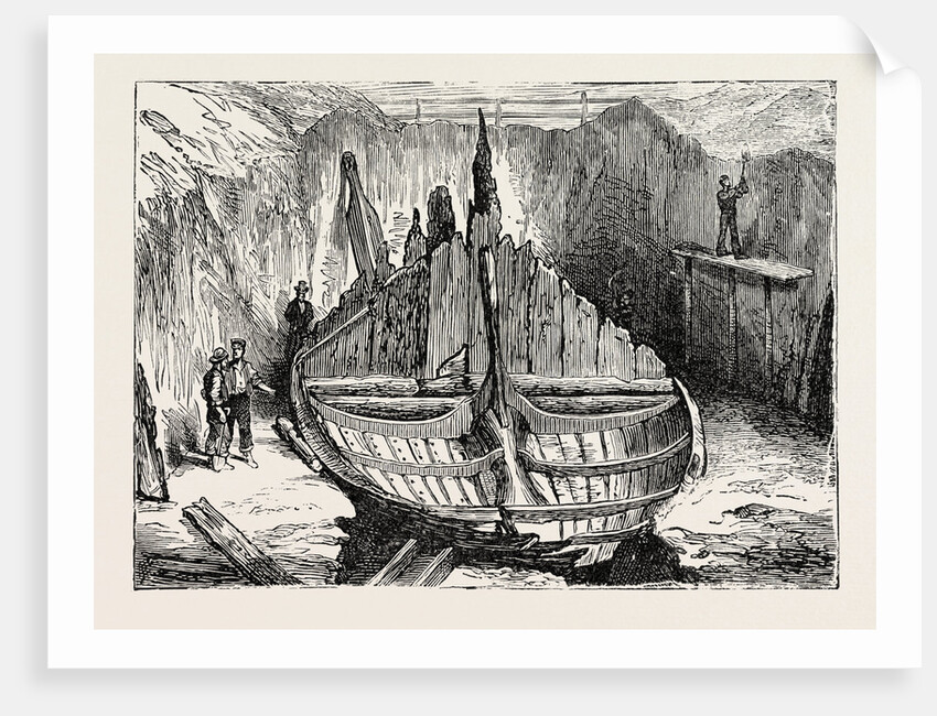 Ship of a Norseman Sea-King Found Near Sandefiord Norway. by Anonymous