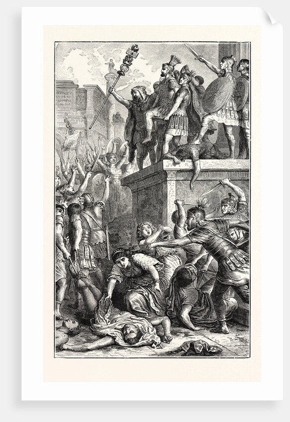 Election of a Roman Emperor by the Soldiery by Anonymous