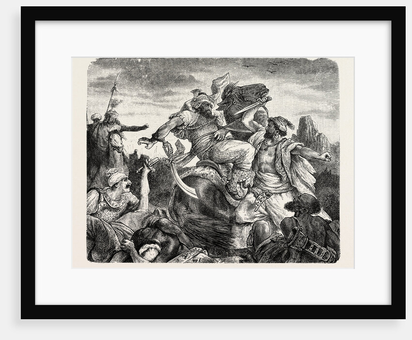 Battle of the Caliph Omar against the Sassanides by Anonymous