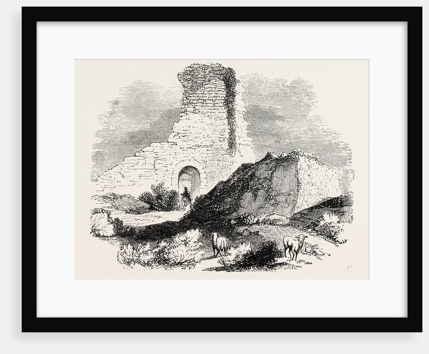 Ruins of a Saxon Fortress at Pevensey by Anonymous