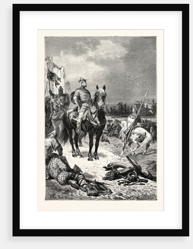William of Normandy and His Followers Land in England by Anonymous