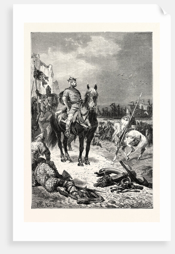 William of Normandy and His Followers Land in England by Anonymous