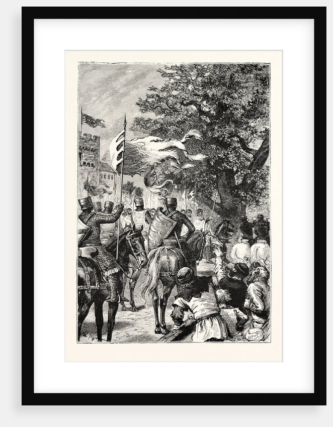 Procession of Knights Templars by Anonymous