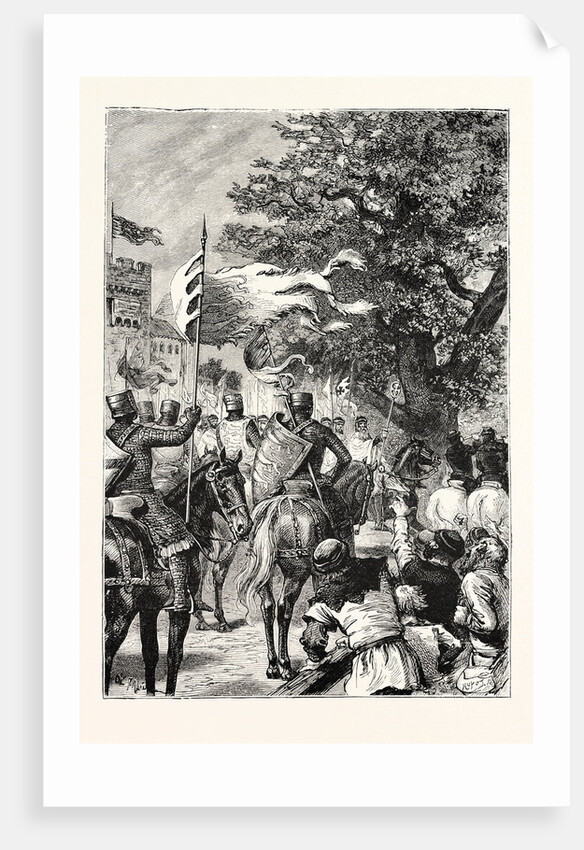 Procession of Knights Templars by Anonymous