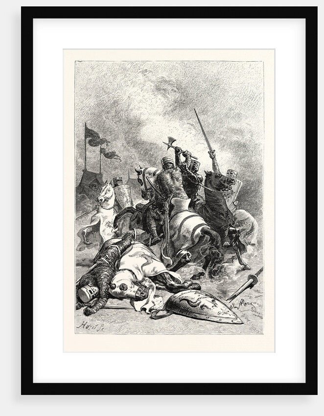 Combat of Norman Knights by Anonymous