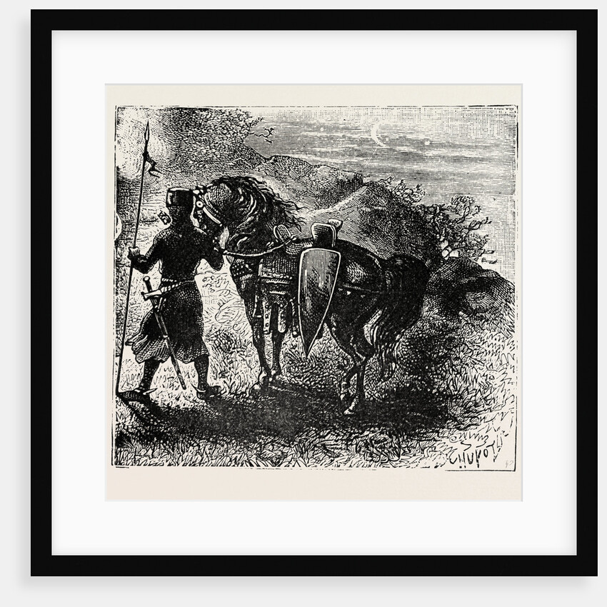 Knight and Horse by Anonymous