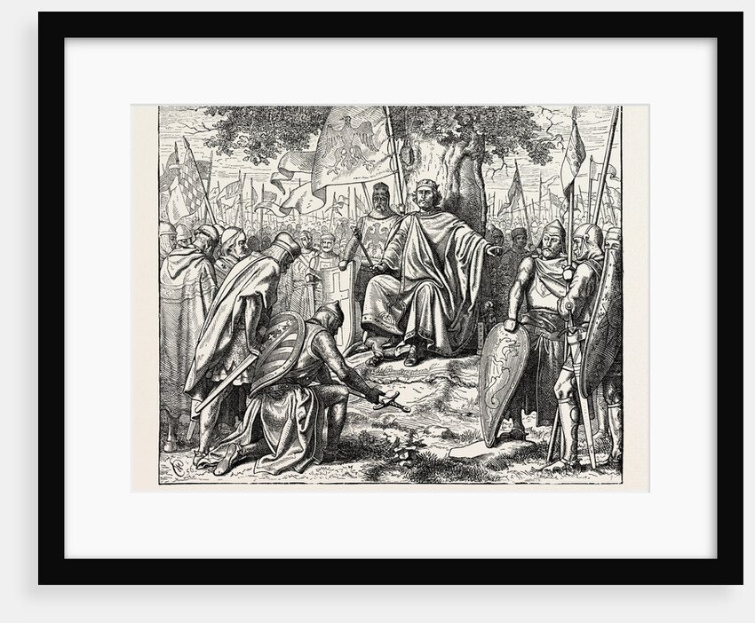Henry I. Receiving the Homage of Vassal Chiefs. by Anonymous