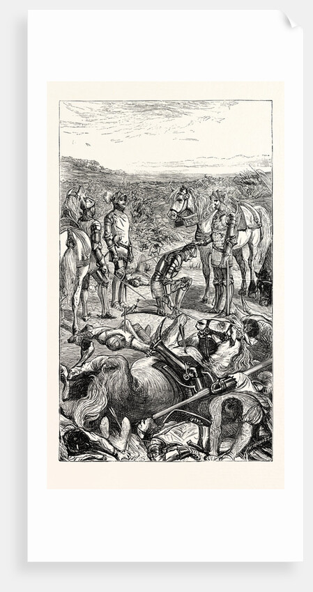 Chivalric Customs. Knighting on the Battlefield. by Anonymous